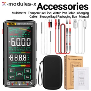 ANENG 683 682 681 Smart Digital Multimeter AC/DC Capacitance Meter Diode Tester - Picture 1 of 30
