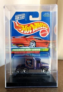 Hot Wheels KENWORTH T600A Purple #751 1998 TREASURE HUNT SERIES 3/12 1:64 LTD ED - Picture 1 of 19