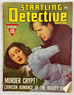 Startling Detective Adventures, April 1940, Vintage True Crime Stories, Pulp - Image 1 of 4