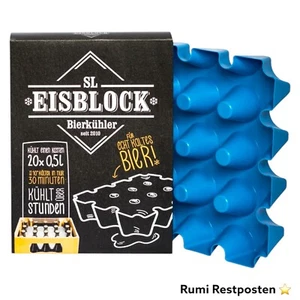 SL Eisblock Bierkastenkühler Getrankekühler für 20x 0,5L Flaschen Menge Wahlbar