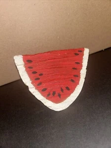 Decorazione in legno di anguria dipinta a mano  - Foto 1 di 8