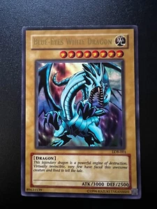 Dragón Blanco Ojos Azules LOB-001 Ultra Raro Juego Ligero Ilimitado + Yugioh - Imagen 1 de 2