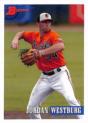 2021 Bowman Heritage #104 JORDAN WESTBURG Baltimore Orioles - Image 1 of 2