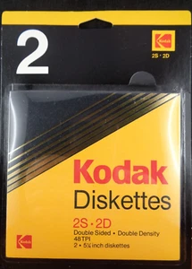 5,25" DISKETTEN 2S-2D KODAK (2 STÜCK) #NOS #SEALED - Bild 1 von 3