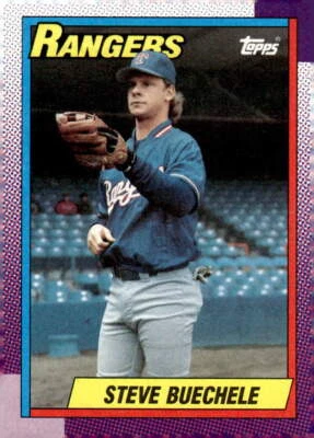 1990 Topps #279 Steve Buechele - Image 1 of 2