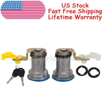 门锁套装带钥匙左 + 右 80600-01G25 80601-01G25 适用于日产皮卡 1984-98 — 第 1/4 张图片