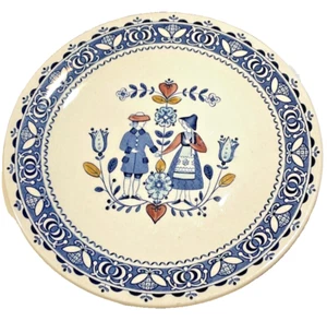 Piatto Johnson Brothers vecchio granito cuori e fiori 10" - Foto 1 di 9