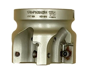 1 x 90° Fresa Esquina Cabezal de Cuchillo D50 A22 Z05 + 10 x WODEX APKT 1604PDSR-30 WOV4240 - Imagen 1 de 4