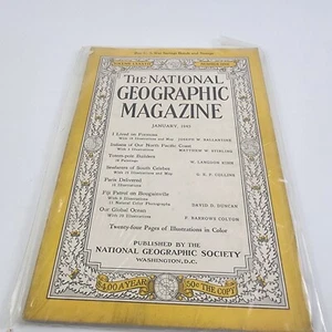 National Geographic Magazine January 1945 No Insert - Picture 1 of 3