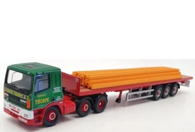 Corgi CC11805 Leyland DAF 85 Flatbed & load Ernest Thorpe Transport. 1:50 scale - Image 1 of 4
