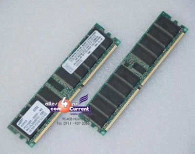 IBM 1GB DDR RAM MEMORY 33L5039 09N4308 PC2100R-25331 SERVER SERIES 335 #K823 - Image 1 of 2
