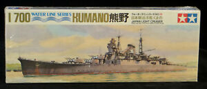 Tamiya, Kumano, Light Cruiser. kit model. 1/700 scale. Cat No. 77019**500