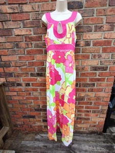 NWT Lily Pulitzer Dress Size 8- Multi Color 100 Percent Cotton- Lining 100 Pc - Picture 1 of 8