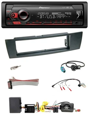 Pioneer Lenkrad USB DAB Bluetooth Autoradio für BMW 1er E87 2004-2013 Aktiv - Bild 1 von 4