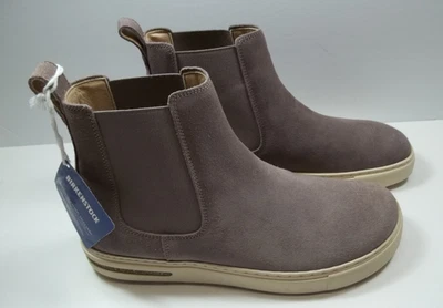 Birkenstock BEND CHELSEA Desteñido Púrpura Gamuza Cuero Zapatillas Botas 38 ESTRECHAS 7-7.5 Foto 1 de 4