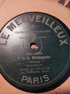 DRANEM-LE FRANGIN RIGOLO--LE MERVEILLEUX SAPHIR 12"---1308--vg+ - Photo 1/2