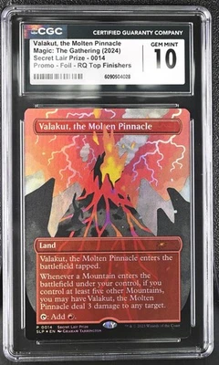 Valakut, the Molten Pinnacle (CGC 10) Foil - MTG Secret Lair RQ Top Finishers - Image 1 of 3