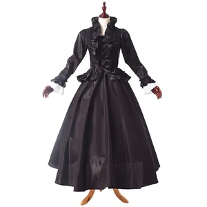 Womens Victorian Dress & Hoopskirt Retro Dress for Women Ball gown Halloween - Picture 1 of 25