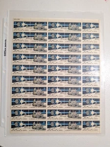 1971 A Decade of Achievement in Space 8 Cent Sheet of 50 Mint United States - Picture 1 of 3