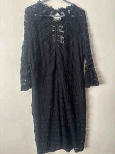Lipsy London Black Dress Size 20 - Picture 1 of 8