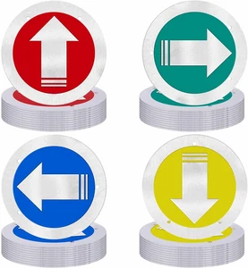 Reflective Trail Marker Pack - Bright Marking Reflectors, Blue, Green, Red, Yell - Picture 1 of 12