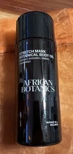 African Botanics Dehnungsstreifen botanisches Körperöl Marula Avocado 3,4 flüssige Unzen versiegelt - Bild 1 von 3