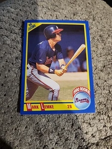 1990 Score - Mark Lemke #593 Rookie Card  - Bild 1 von 2