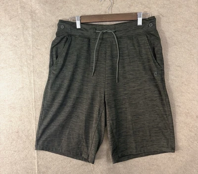 Superdry Pantalones Cortos Hombre Talla M Verde Oscuro Bolsillos Elásticos 10" Entrepierna Entrenamiento Gimnasio Foto 1 de 4