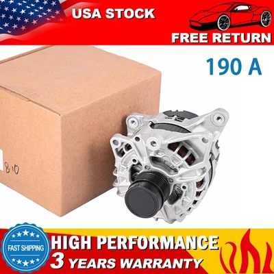 Alternator for Mercedes-Benz Metris C300 GLC300 GLC350e 2015-2023 2.0L 190A - Image 1 of 4