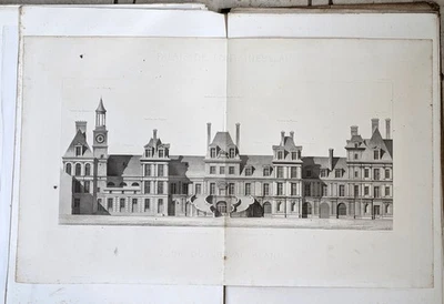 Rare Monographie Palais Fontainebleau 1864 Grd in folio,  1/2, Superbes planches - Photo 1/4