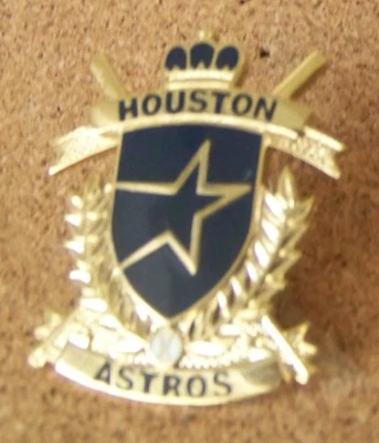 Houston Astros logo crest lapel pin v1 1994 MLB - Image 1 of 4