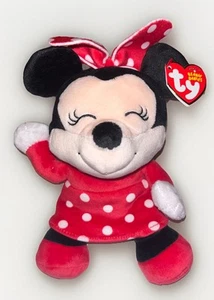 Disney Minnie Mouse TY Beanie Baby 2024 All New Material Soft & Plushie - Picture 1 of 11