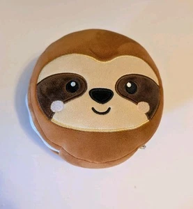Sloth Relaxeazzz Plush Round Travel Pillow & Eye Mask Set - Picture 1 of 3