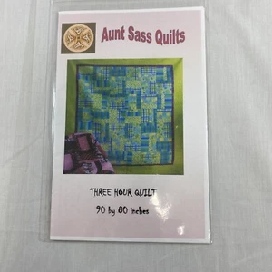 Aunt Sass Quitls Three Hour Quilt Pattern - Picture 1 of 6