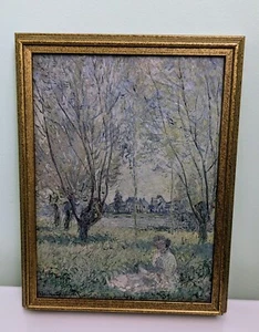 Claude Monet 1880 WOMEN SEATED UNDER THE WILLOWS Giclee Print: 8X11" - Picture 1 of 9