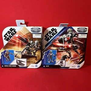 Star Wars Mission Fleet Hover E-Web Cannon The Mandalorian & Tech AT-RT Hasbro - Picture 1 of 5