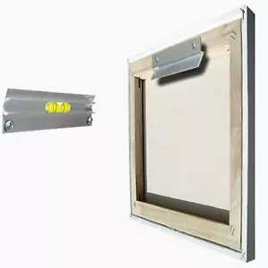 Canvas Frame Picture Flush Hanger 13cm 5" Hangman Screws & Level 13KG - Picture 1 of 2