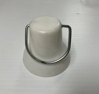 Outdoor Patio Umbrella  White Finial With Storage Hanger Loop - Image 1 of 4