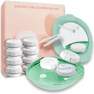 Contact Lens Cleaner, Portable Ultrasonic Contact Lens Cleaning Machine with USB - Picture 1 of 12