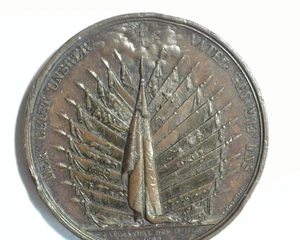MEDALLA DE BRONCE SUIZA CIRCA 1825 LOUIS FOURNIER QUE REPRESENTA EVENTOS HISTÓRICOS - Imagen 1 de 9