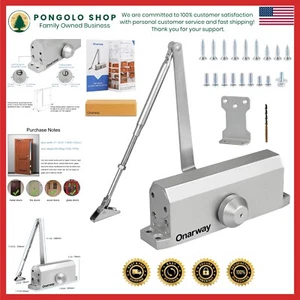 Automatic Size 4 Hydraulic Door Closer for 65-85kg - Easy Installation Included - Picture 1 of 9