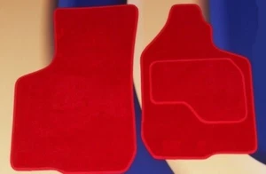Car Mats for PORSCHE BOXTER 98 - 04 IN BRIGHT RED CARPET SET OF 2 - Picture 1 of 6