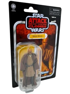 HASBRO Mace Windu - Attack Of Clones NEU STAR WARS Disney - INKgrafiX TOYS A345 - Picture 1 of 7