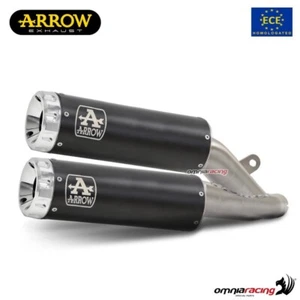 Arrow pair of exhausts Rebel dark approved Ducati Multistrada 950 2019-2020 - Picture 1 of 8
