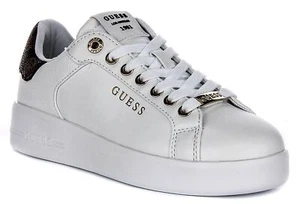 Entrenador Guess 4G Peonía Logo Low Top Mujer Blanco Reino Unido 3-8 - Imagen 1 de 6