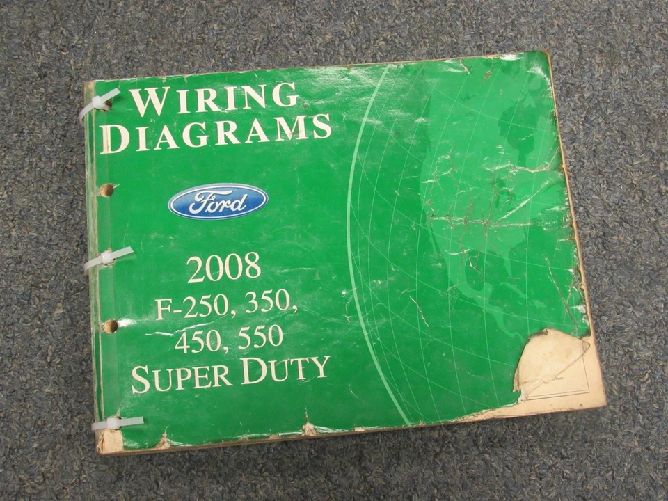 Camión Ford F-250 F-350 Super Duty 2008 diagramas de cableado eléctrico manual de servicio Foto 1 de 1