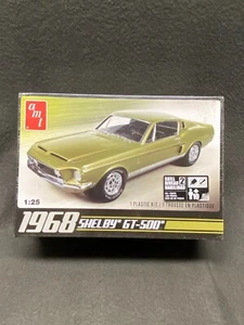 AMT 1968 Shelby GT-500 Ford Mustang Model 1/25 Kit Factory Sealed Fastback GT500 - Picture 1 of 6