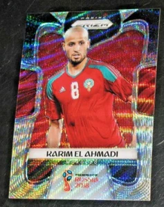 2018 Prizm World Cup Karim El Ahmadi Black & Gold Prizms Refractor Parallel - Picture 1 of 2