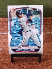 Justyn-Henry Malloy 2023 Bowman Prospects Rookie 1st Card RC #BP-51 Atlanta