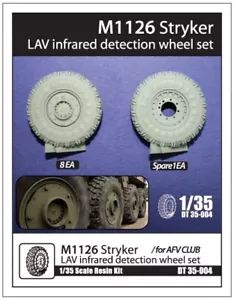 DT35004 1/35 US M1126 Juego de ruedas Stryker/LAV (para AFVclub) - Imagen 1 de 3